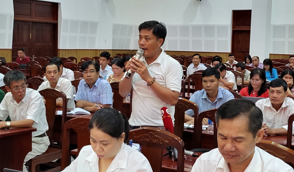 Cử tri thành phố Vị Thanh kiến nghị nhiều vấn đề bức xúc.