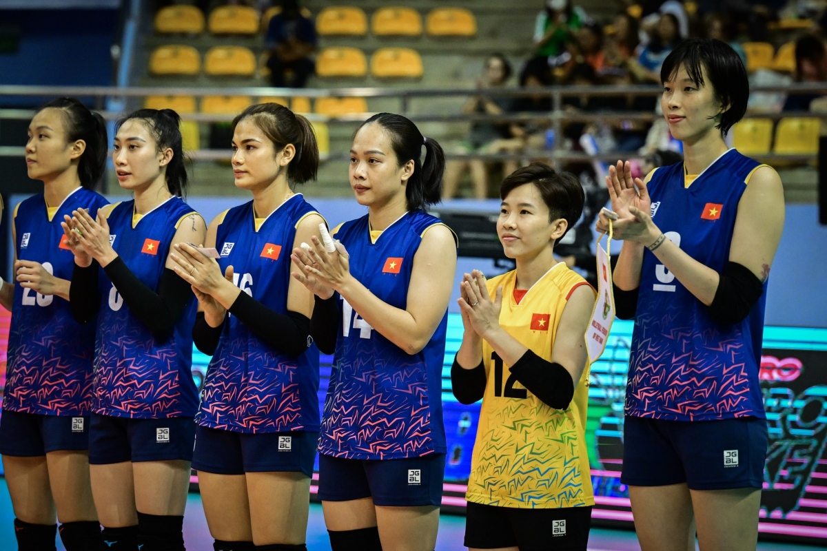 Đội hình dự bị của ĐT bóng chuyền nữ Việt Nam không thể gây bất ngờ trước Thái Lan. (Ảnh: AVC). 