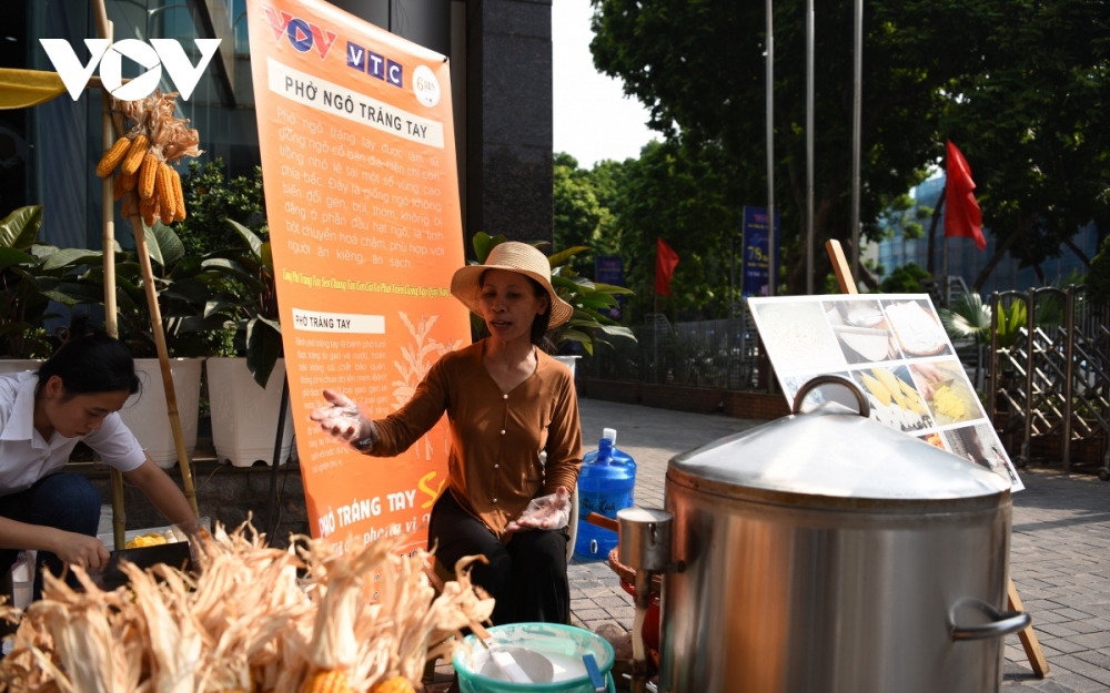 Pictured is a food tent of VTC Digital Television.