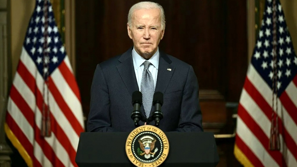 Tổng thống Mỹ Joe Biden phát biểu tại cuộc gặp các lãnh đạo cộng đồng Do Thái tại Mỹ ngày 11/10 - Ảnh: AFP