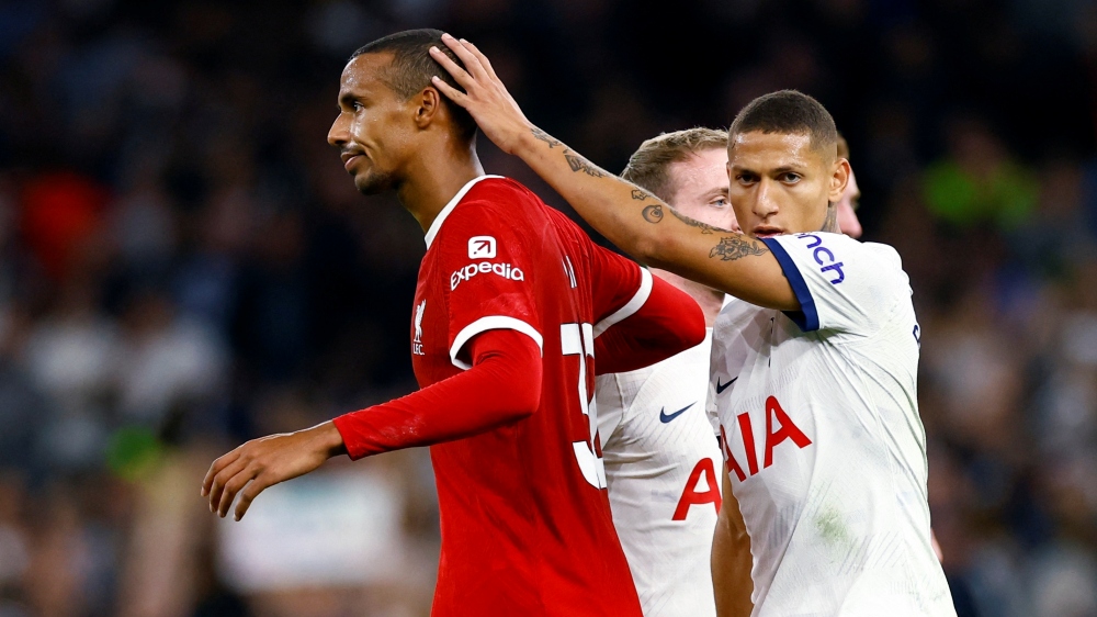 Liverpool thua cay đắng Tottenham ở vòng 7 Ngoại hạng Anh 2023/2024 (Ảnh: Reuters).