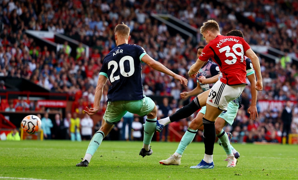 McTominay ghi bàn gỡ hoà 1-1. (Ảnh: Reuters)