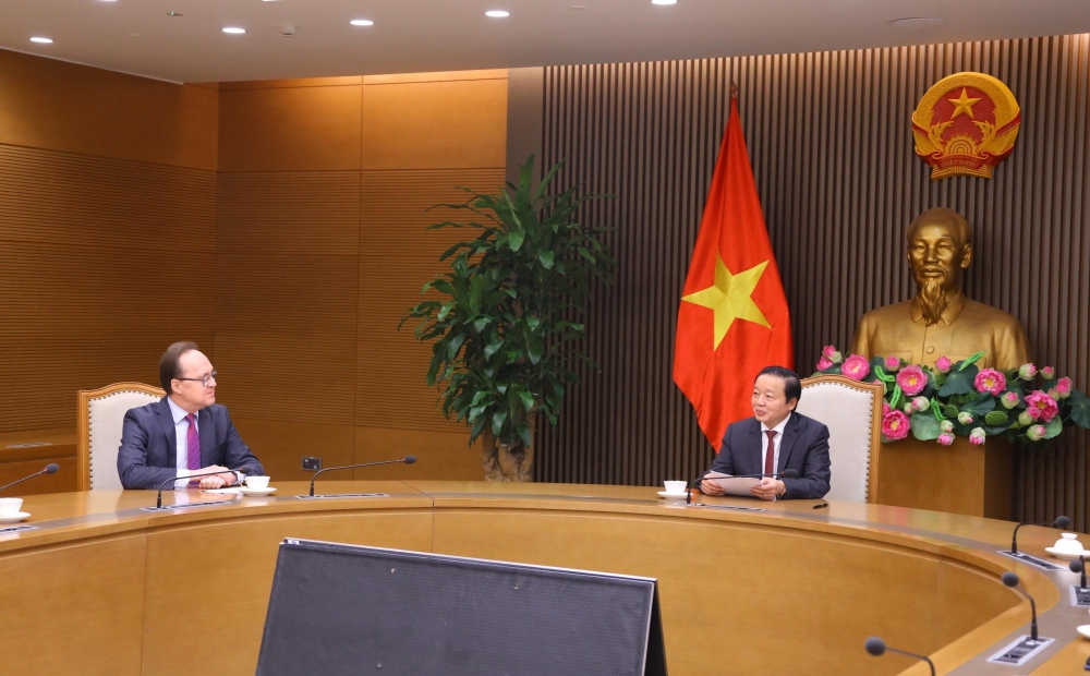 Phó Thủ tướng Trần Hồng Hà tiếp Đại sứ Liên bang Nga tại Việt Nam Gennady Bezdeko