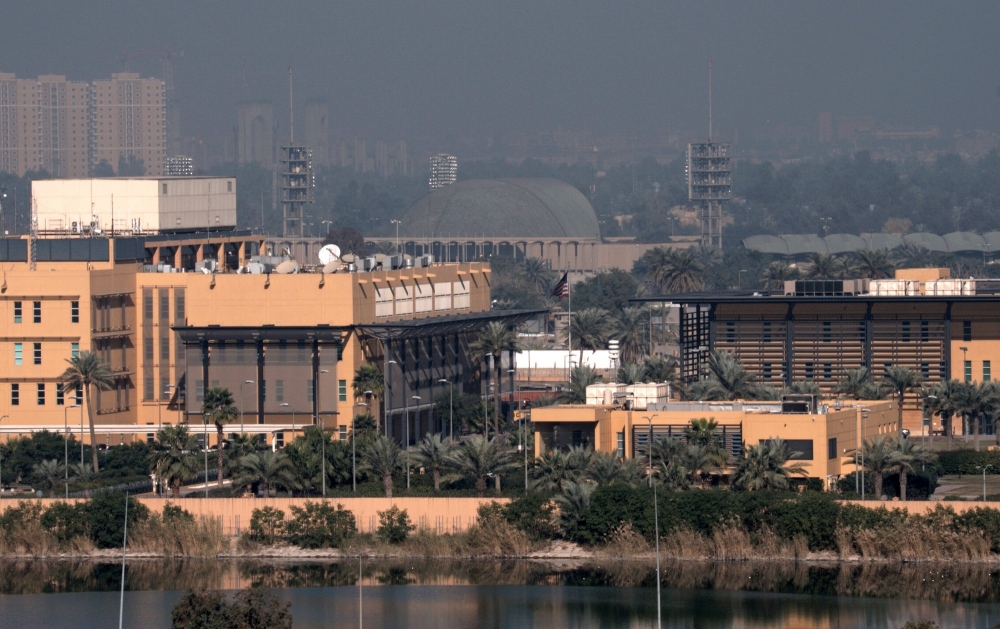 Đại sứ quán Mỹ ở thủ đô Baghdad, Iraq. Ảnh: Reuters