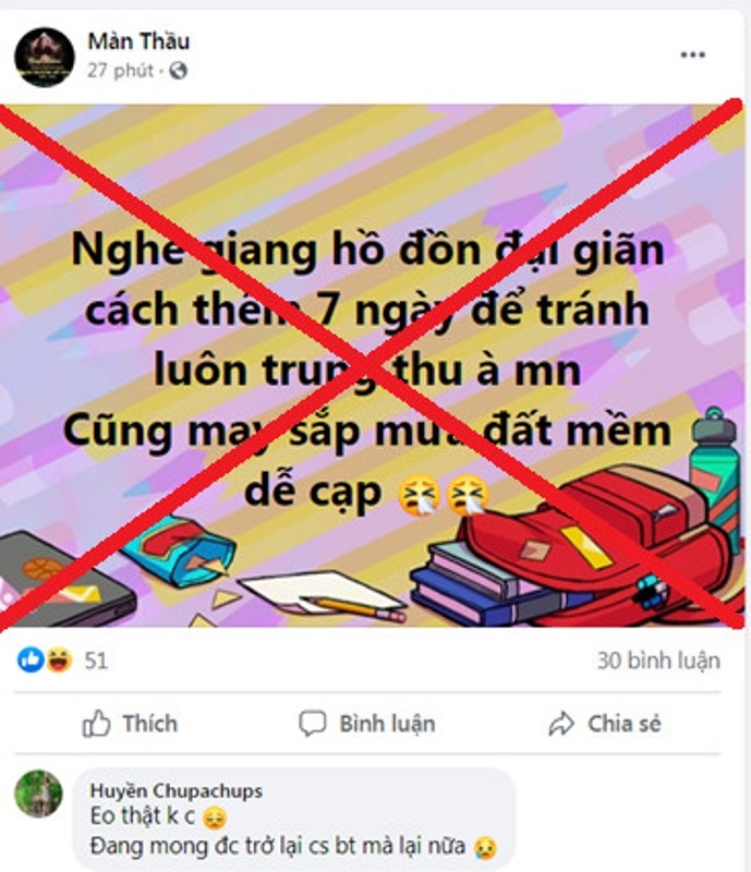 Một trang Facebook đưa tin sai sự thật bị Sở TTTT Thanh Hoá xử phạt