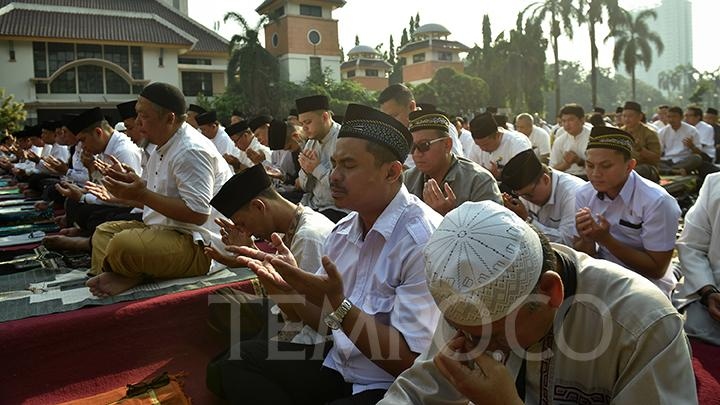 Người dân Depok tổ chức lễ cầu mưa. Nguồn: Tempo