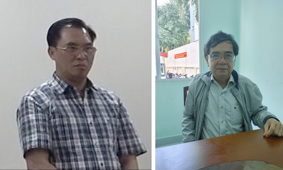 Hai bị can: Đinh Trường Chinh (trái) và Huỳnh Thế Năng. Ảnh: CACC