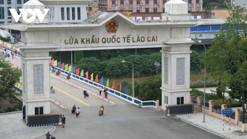 Cửa khẩu Quốc tế Lào Cai. (Ảnh minh họa)