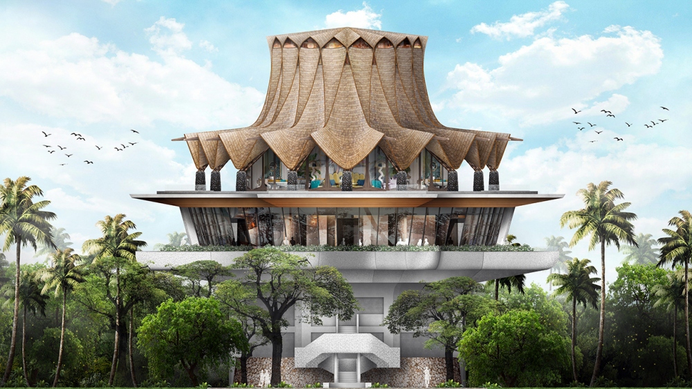 Ảnh phối cảnh minh họa Ritz Carlton Reserve Đảo Hòn Thơm 