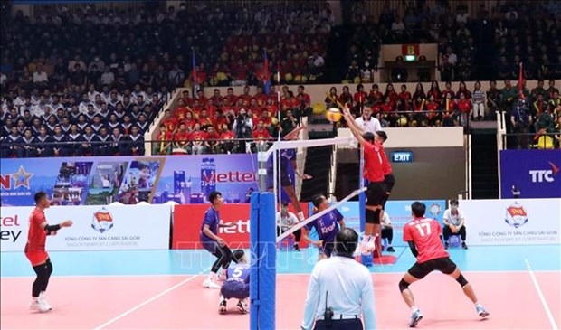 At the match between Cambodian and Vietnamese teams