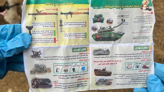Các tài liệu thu được cho thấy quy mô thu thập thông tin tình báo của Hamas và mức độ lập kế hoạch cho chiến dịch tấn công lần này. Ảnh: South First Responders