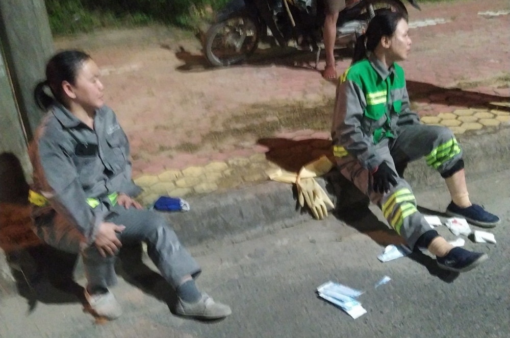 2 nữ công nhân vệ sinh môi trường bị hành hung lúc 1h sáng.