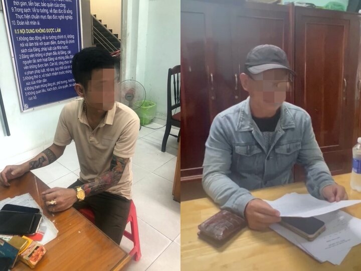Các đối tượng được đưa về trụ sở cơ quan điều tra để xử lý theo quy định của pháp luật