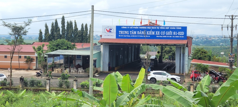 Trung tâm Đăng kiểm 81 - 02D là nơi để xảy ra tình trạng nhận và môi giới hối lộ.