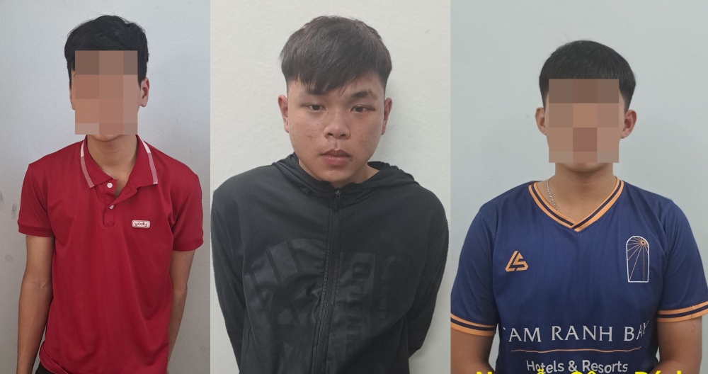 Đối tượng Đoàn Kim Phúc (giữa).
