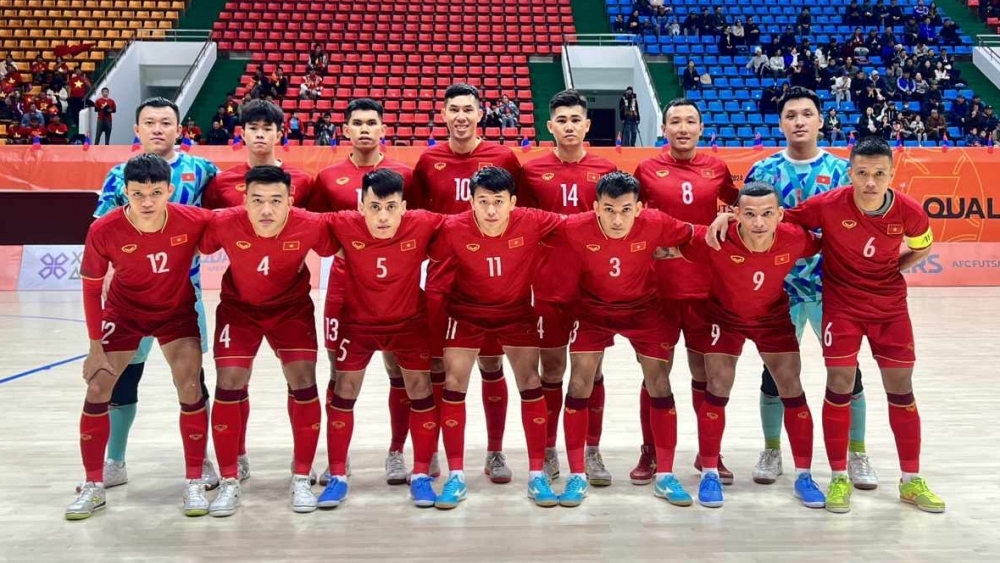 Đội hình ĐT Futsal Việt Nam tham dự Vòng loại Futsal châu Á 2024