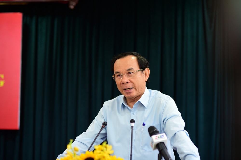 Bí thư Thành ủy TPHCM Nguyễn Văn Nên (Ảnh Q.H)