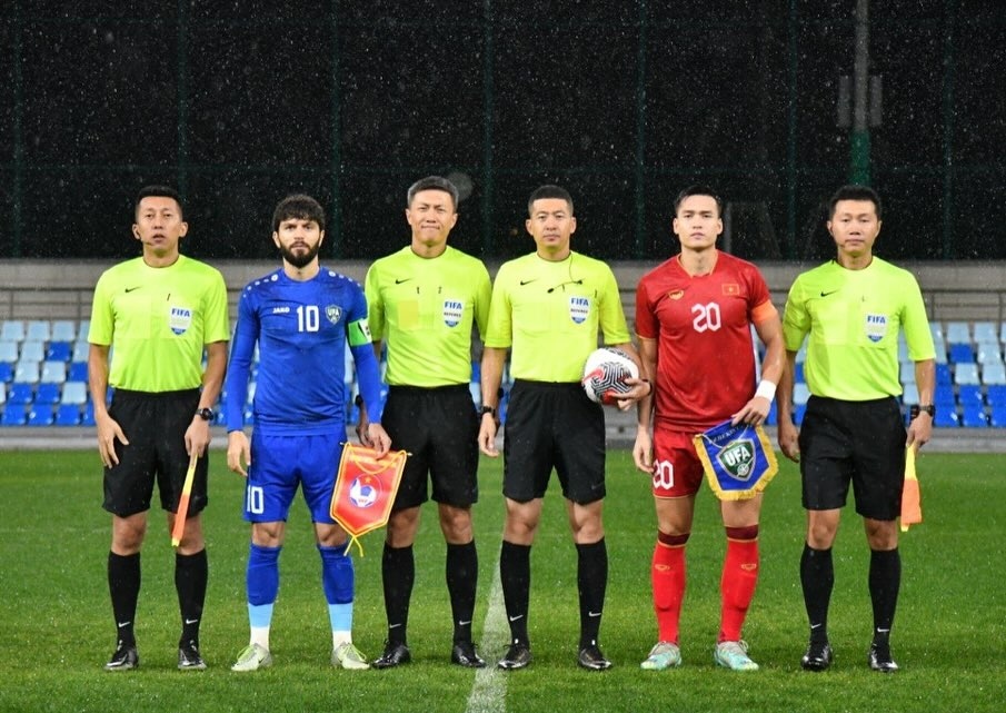 ĐT Việt Nam chạm trán ĐT Uzbekistan tại Trung Quốc (Ảnh: LĐBĐ Uzbekistan)