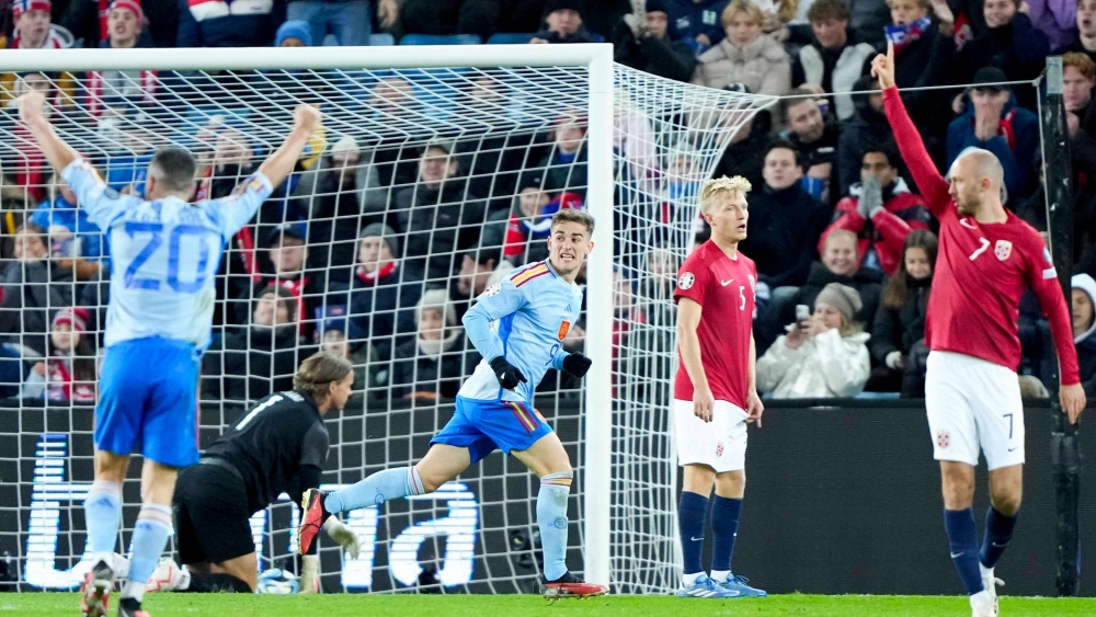 Gavi giúp Tây Ban Nha thắng Na Uy 1-0. (Ảnh: Getty)