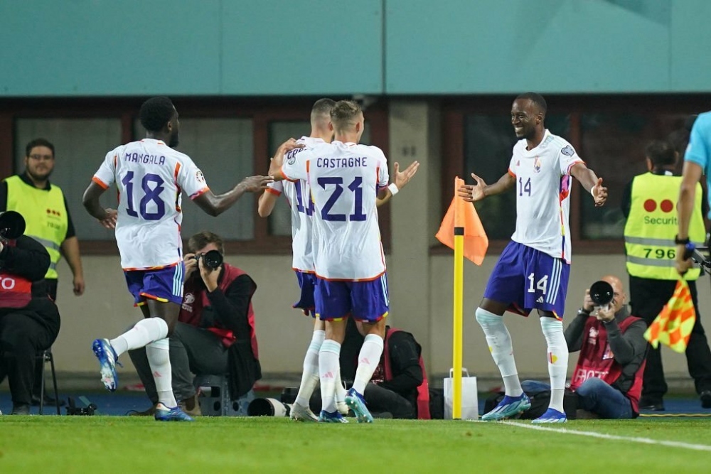 Bỉ có chiến thắng 3-2 trước Áo.