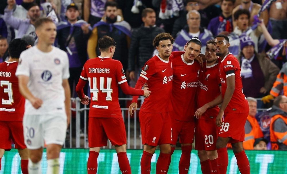 Liverpool giành chiến thắng đậm trước Toulouse (Ảnh: Reuters).