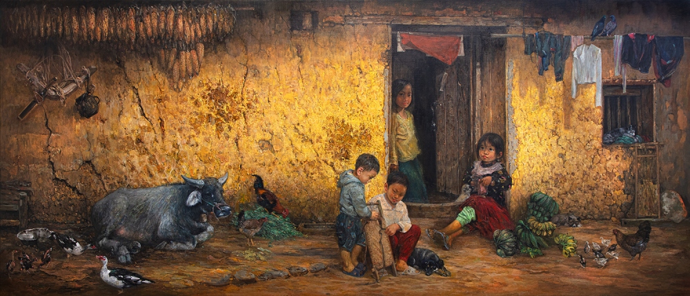 Tác phẩm "Khoảng sân nhỏ trước nhà".