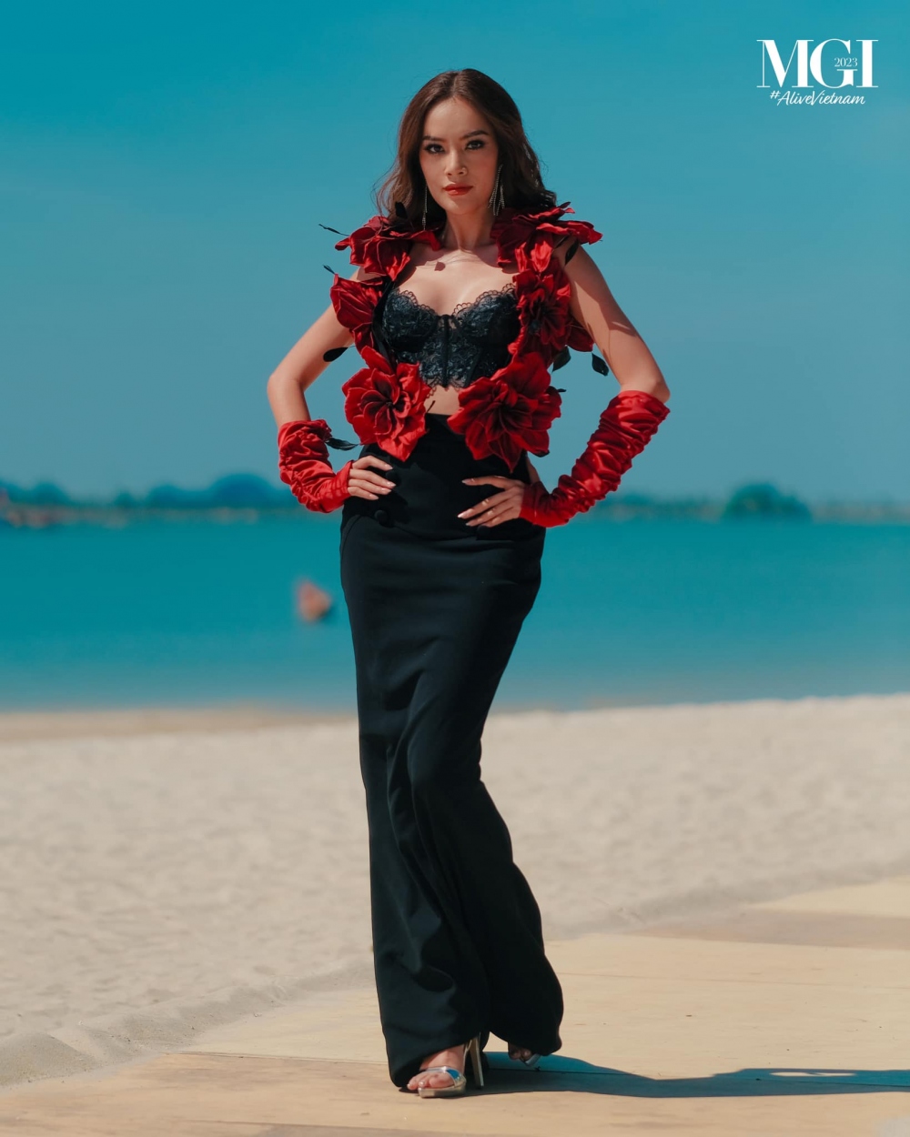 Le Hoang Phuong, 28, who was named the winner of the Miss Grand Vietnam 2023 pageant in August, represents the country at the pageant this year.