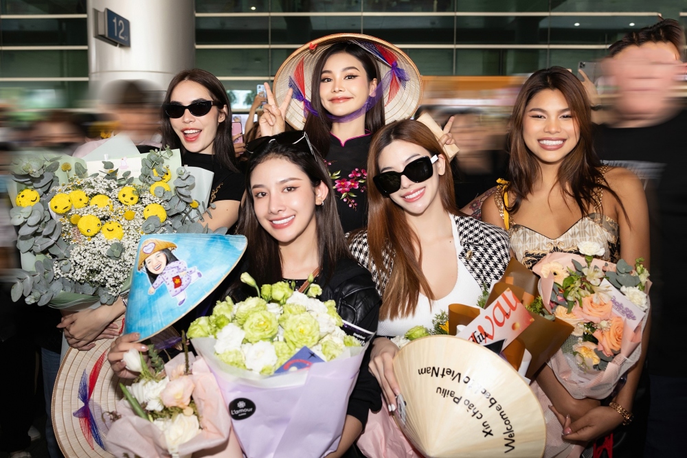 The third, fourth, and fifth runners-up of Miss Grand Thailand 2022 also touch down in Vietnam.