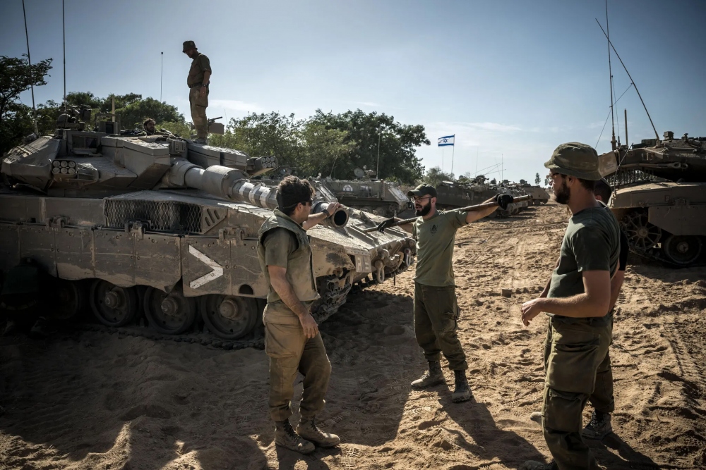 Mỹ lo ngại Israel chưa có giải pháp quân sự hiệu quả để tiến hành chiến dịch trên bộ vào Gaza nhằm xóa sổ lực lượng Hamas. Ảnh: NY Times