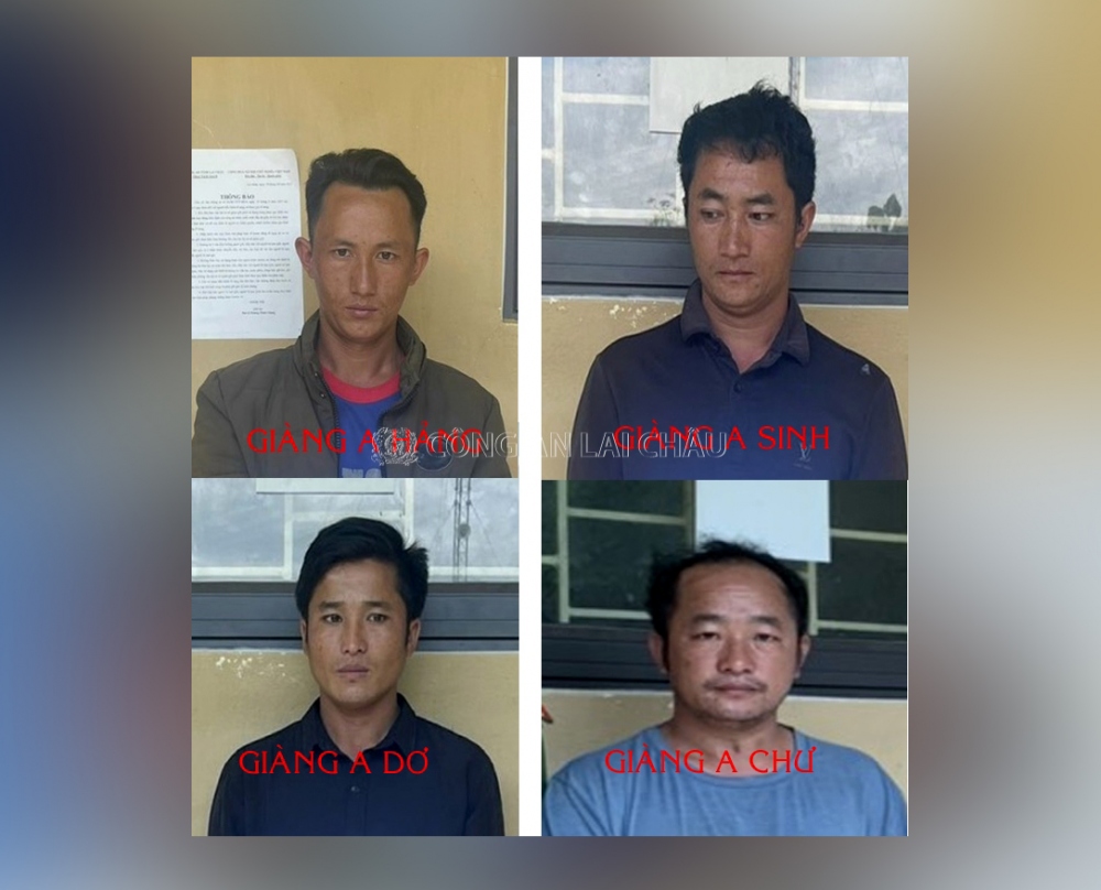 Nhóm đối tượng chống người thi hành công vụ tại Lai Châu