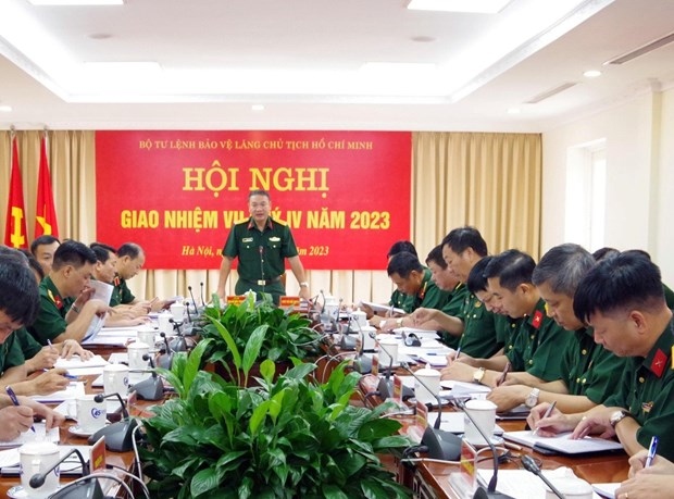 Đại tá Phạm Hải Trung, Tư lệnh Bộ Tư lệnh Bảo vệ Lăng Chủ tịch Hồ Chí Minh, Trưởng Ban Quản lý Lăng. (Nguồn: Trang tin Điện tử Ban Quản lý Lăng Chủ tịch Hồ Chí Minh)