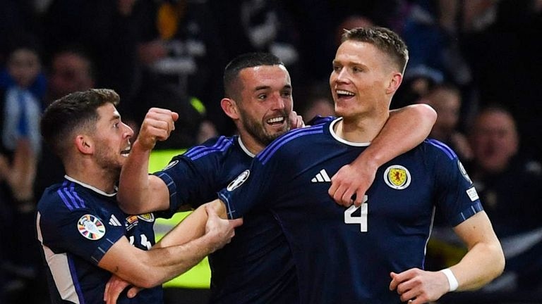 Scotland hưởng lợi từ trận Tây Ban Nha thắng Na Uy 1-0. (Ảnh: Getty)