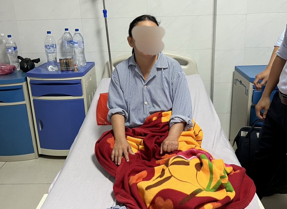 Nạn nhân đang được điều trị tại bệnh viện