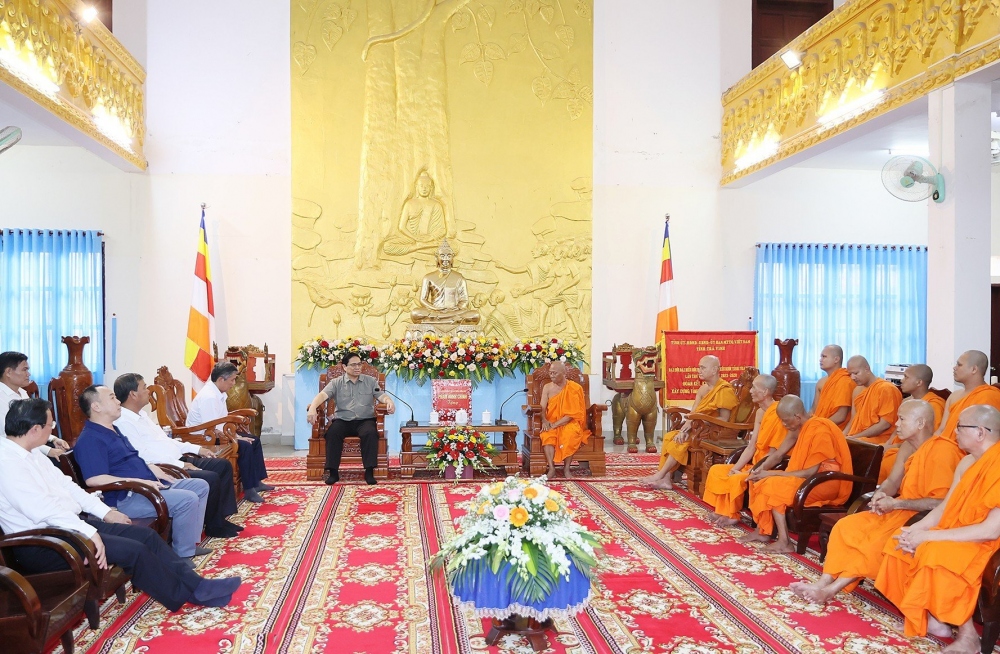 Quang cảnh buổi thăm.