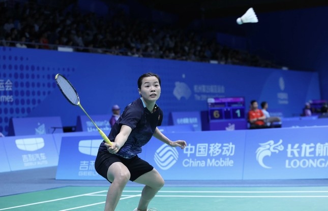 Thuy Linh goes through to quarter-finals of Arctic Open 2023 in Finland. (Photo: Tienphong.vn)