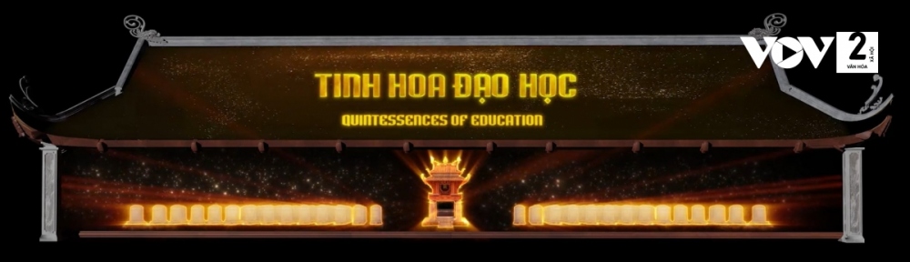 Tinh hoa đạo học - Chủ đề của chương trình trải nghiệm Đêm Văn Miếu - Quốc Tử Giám.