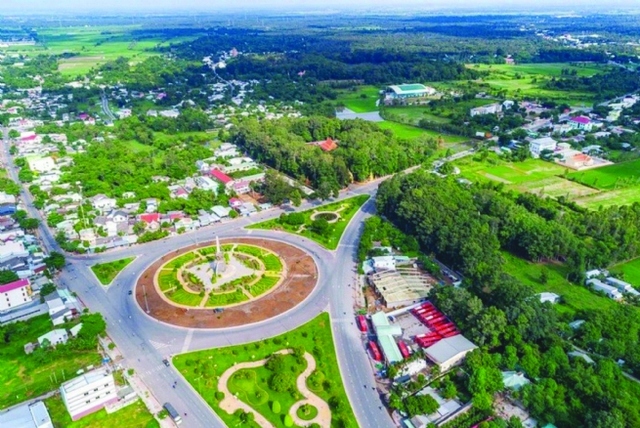 Một góc thành phố Trà Vinh.