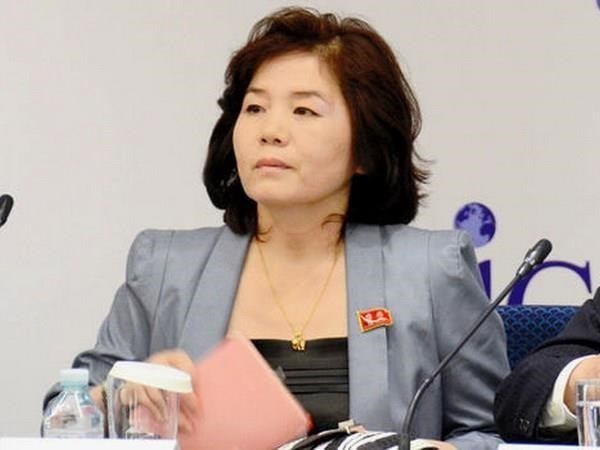 Ngoại trưởng Triều Tiên Choe Son Hui. Ảnh: AP