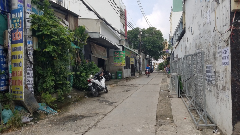 Vụ án mạng xảy ra trong một nhà trọ tại hẻm 133 Bình Thành, quận Bình Tân (Ảnh: A.X)