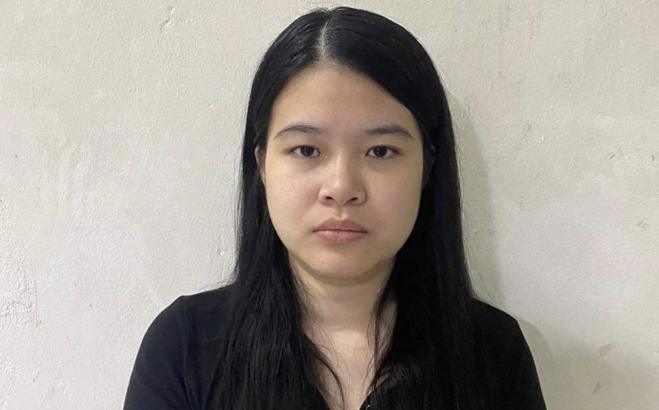 Bị can Trần Hà Mi. Ảnh: Công an cung cấp