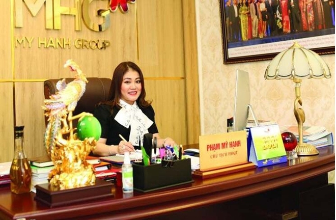 Phạm Mỹ Hạnh trước khi bị bắt