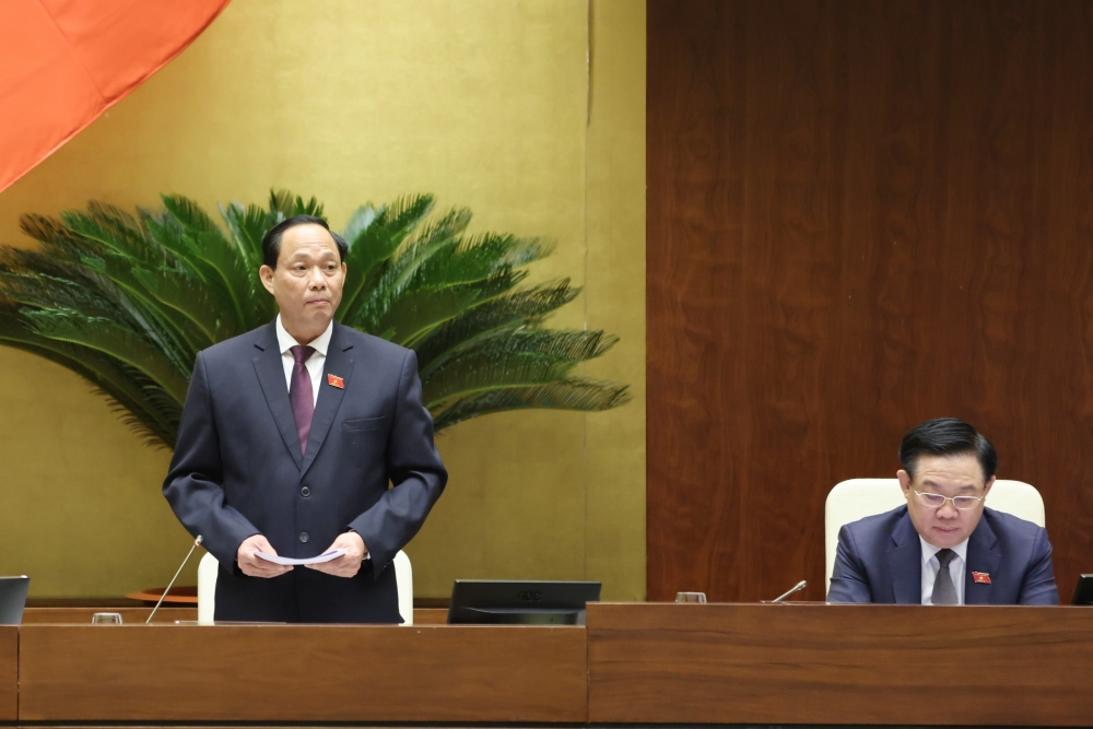 Phó Chủ tịch Quốc hội Trần Quang Phương phát biểu khai mạc hội nghị