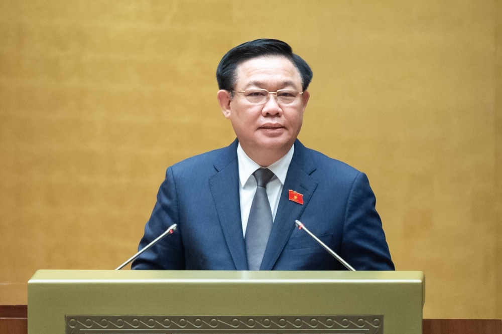Chủ tịch Quốc hội Vương Đình Huệ nhấn mạnh yêu cầu tiếp tục nâng cao hiệu lực, hiệu quả giám sát; tăng cường hoạt động giải trình