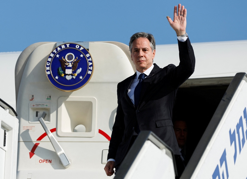 Ngoại trưởng Mỹ Antony Blinken đã trở lại Tel Aviv lần thứ 2 trong 3 tuần (Ảnh: Reuters)
