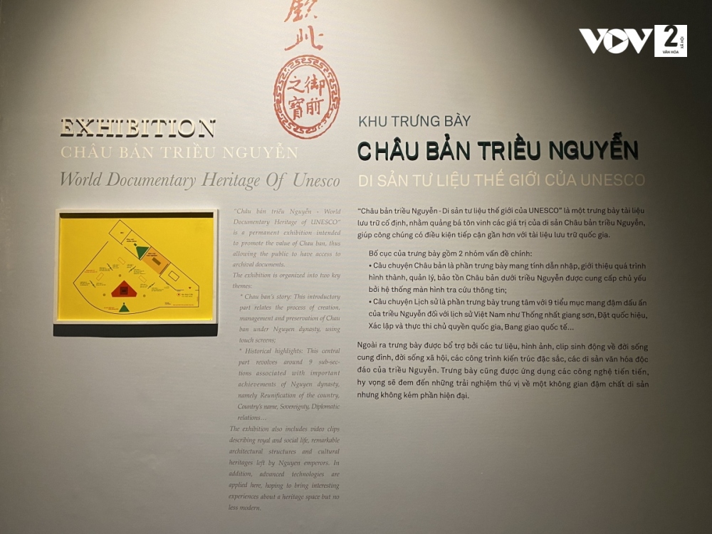 Tài liệu tại trưng bày