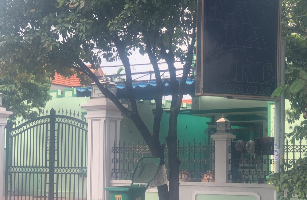 Quán karaoke Thành Đô tại huyện Thủy Nguyên (Hải Phòng), nơi nhóm đối tượng mở "tiệc" ma túy.