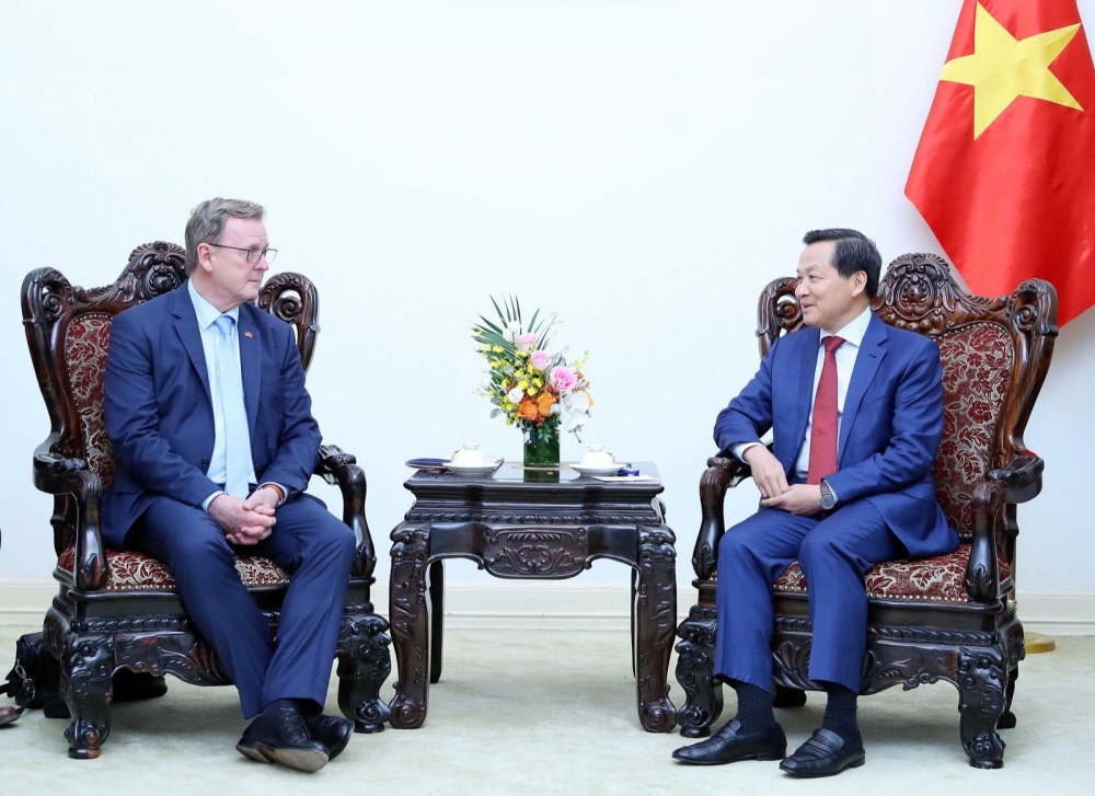 Phó Thủ tướng Lê Minh Khái: Quan hệ Việt Nam - Đức tiếp tục phát triển tích cực trên nhiều lĩnh vực, đặc biệt là trong lĩnh vực thương mại, đầu tư