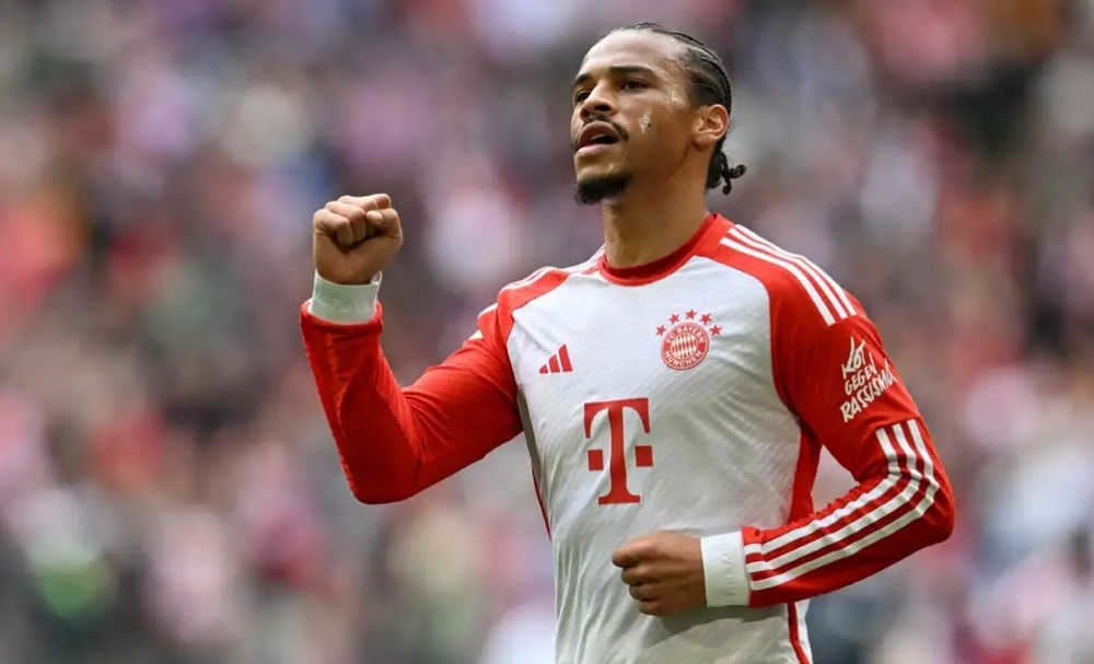 9. Leroy Sane | Bayern | 8 bàn thắng.