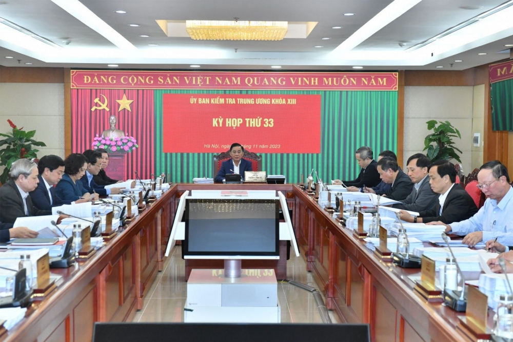 Ủy ban Kiểm tra Trung ương họp Kỳ thứ 33. 