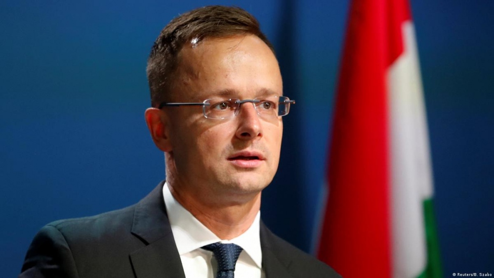 Ngoại trưởng Hungary Peter Szijjarto. Ảnh: Reuters